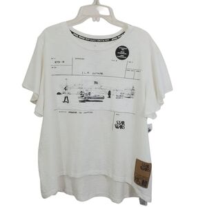 NWT Disney Parks Star Wars Concept Art Ultraviolet Ink T-shirt XL Luke Skywalker